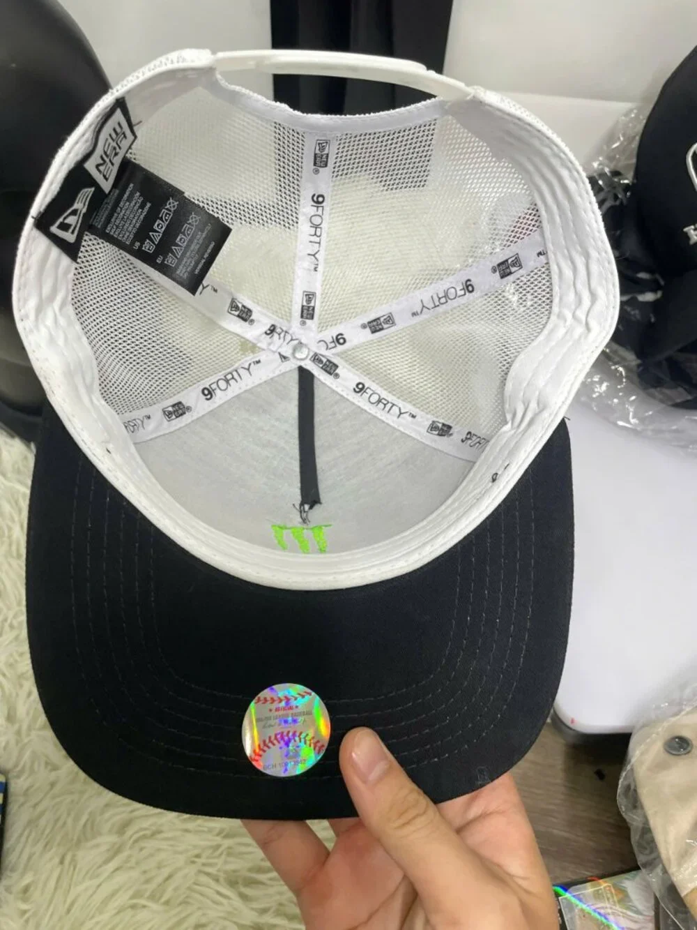 Monster Energy Logo Embroidered 9Forty New Era Cap